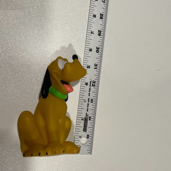 4 Piece Disney Play Bathtime Toys Donald Goofy Mickey Pluto Vintage Toys 7" - Picture 8 of 9